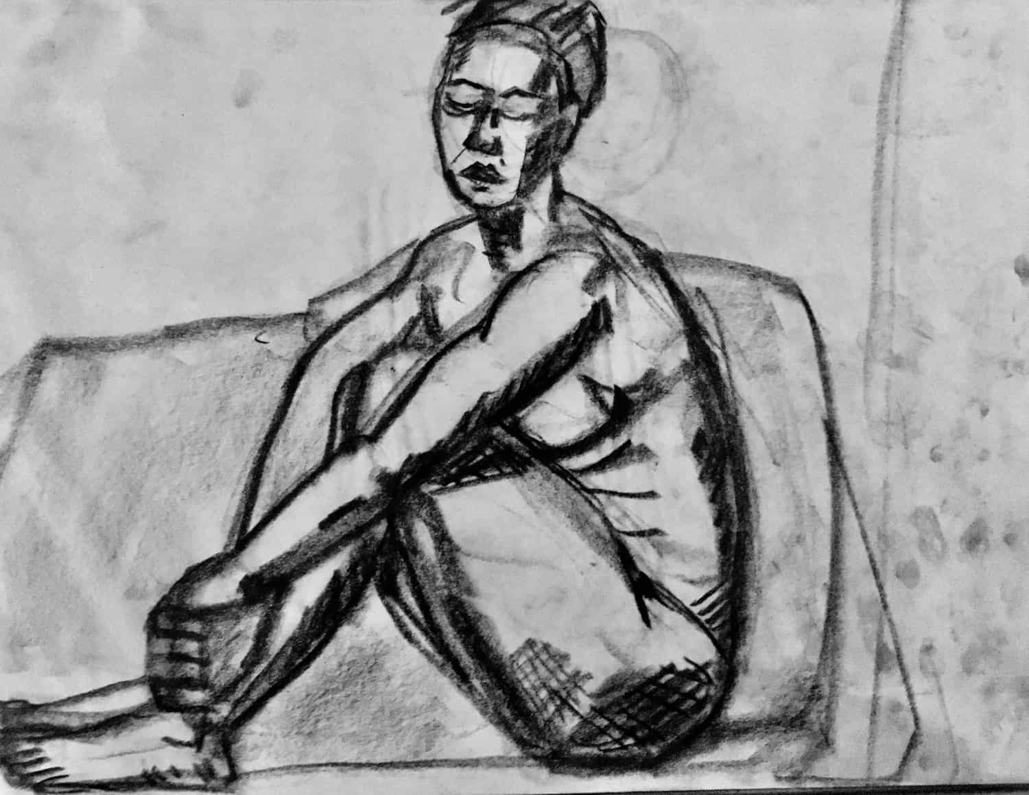 Profile Seat Figure Drawing, Figure Drawings