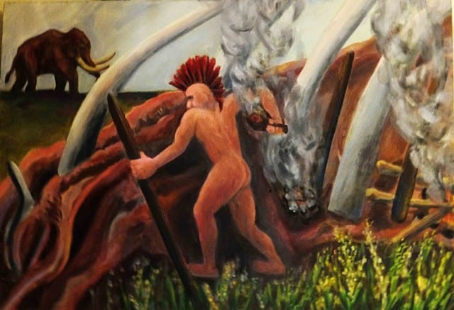 Mammoth Hunter sees a mammoth on the horizon