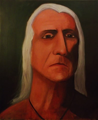 Portrait of a Man with White Hair